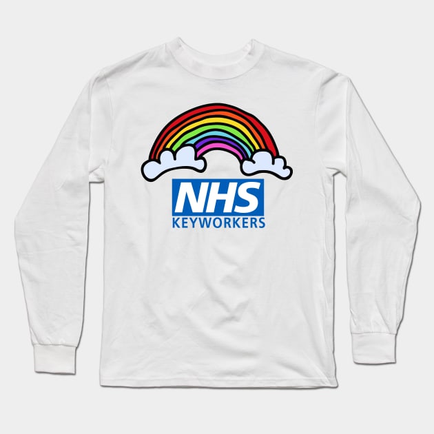 NHS And Keyworker support Long Sleeve T-Shirt by mizoneroberto